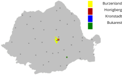 Burzenland Honigberg Kronstadt Bukarest