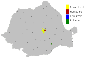 Burzenland Honigberg Kronstadt Bukarest